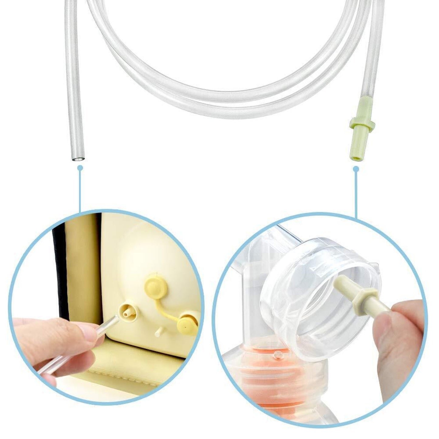 Replacement Tubing (1 Retail Pack of 2 Tubes) Compatible with Medela Pump in Sty