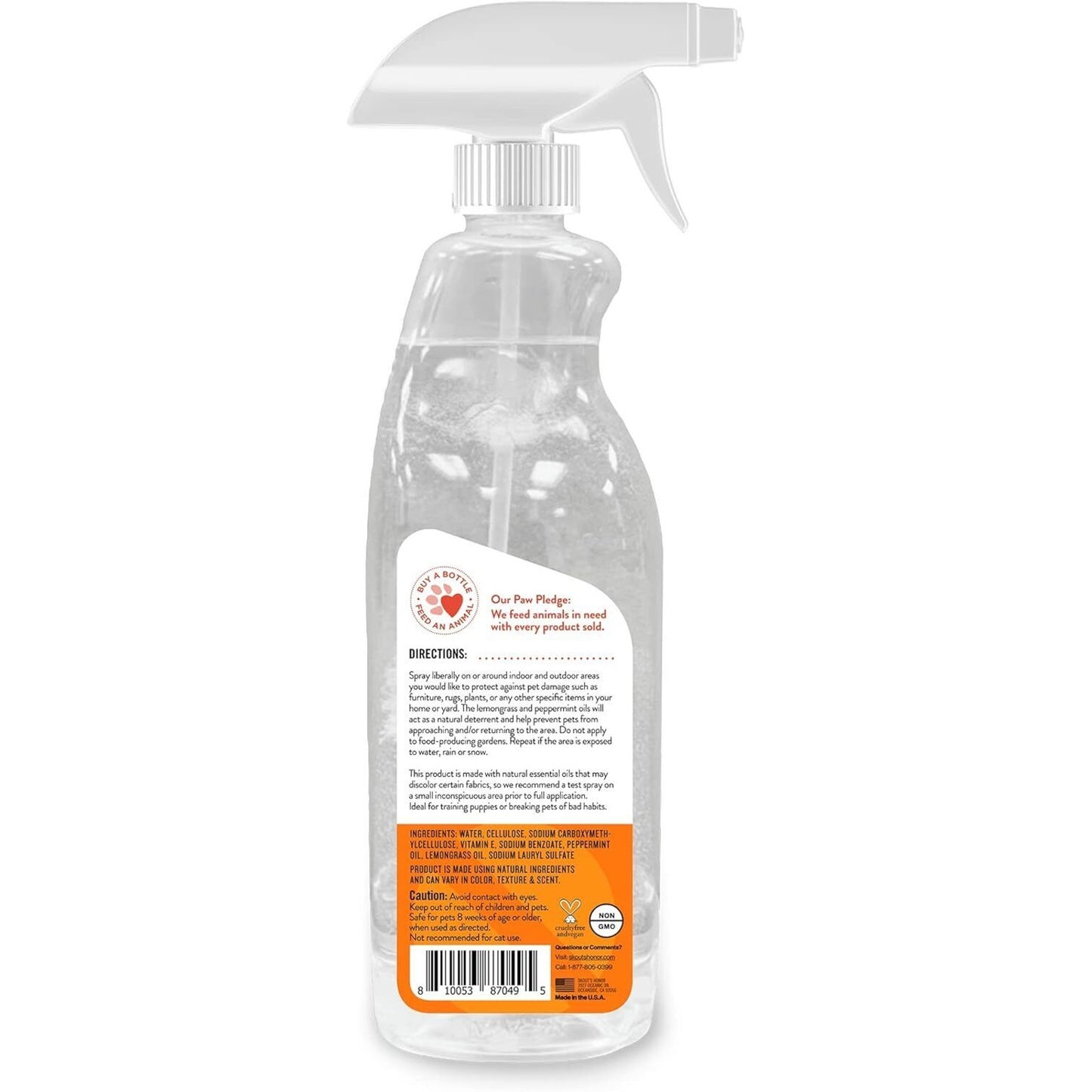 Stay Off! Training Aid for Dogs - Natural Lemongrass & Peppermint Oils - Eco-Fri