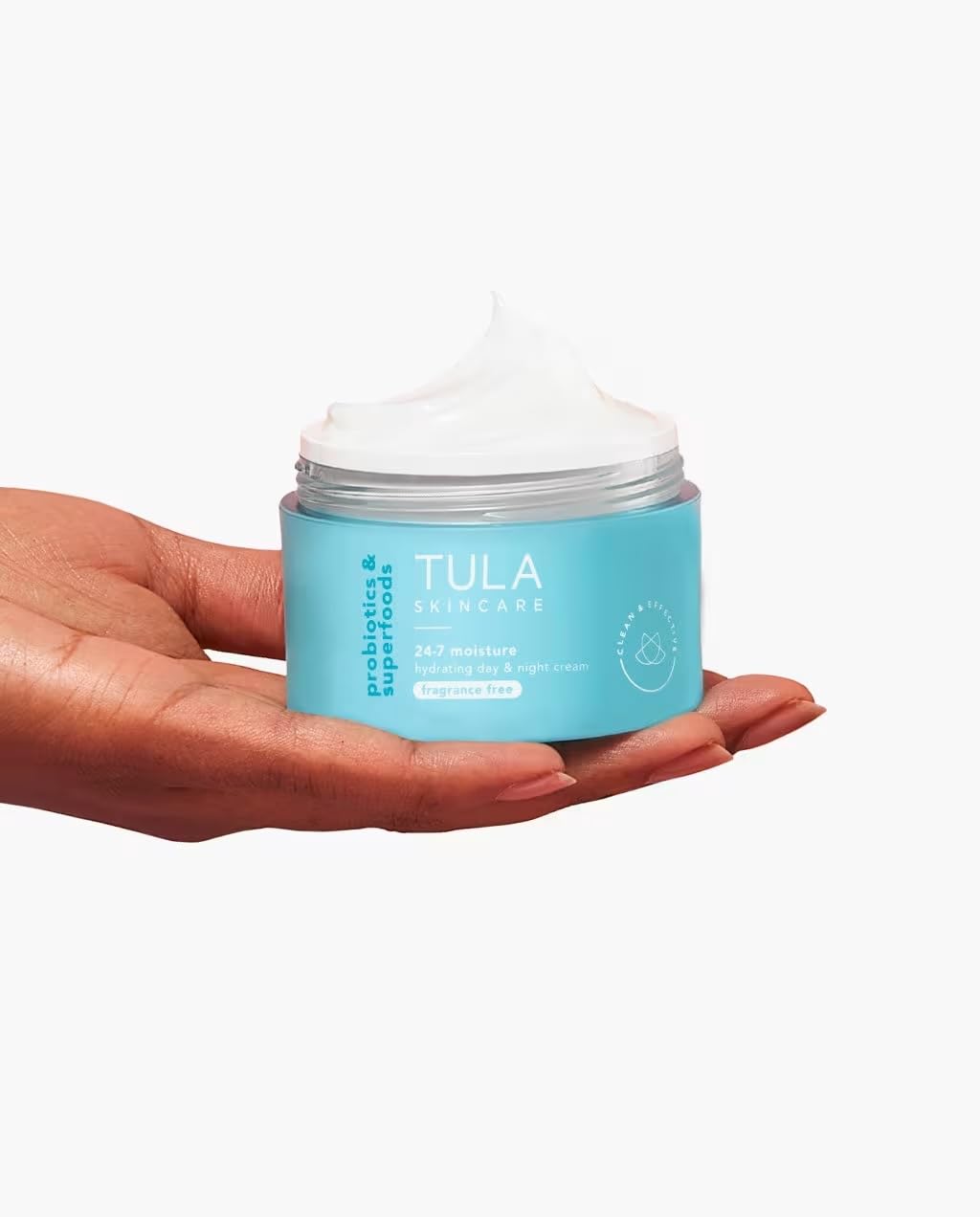 TULA Skin Care 24-7 Hydrating Day & Night Cream - Supersize, Anti-Aging Moisturizer for Face, Contains Watermelon & Blueberry Extract, 3.4 oz.