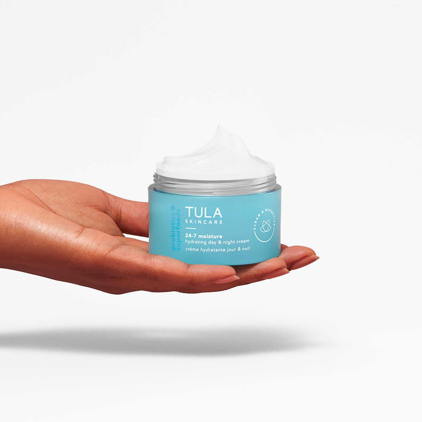 TULA Skin Care 24-7 Hydrating Day & Night Cream - Supersize, Anti-Aging Moisturizer for Face, Contains Watermelon & Blueberry Extract, 3.4 oz.