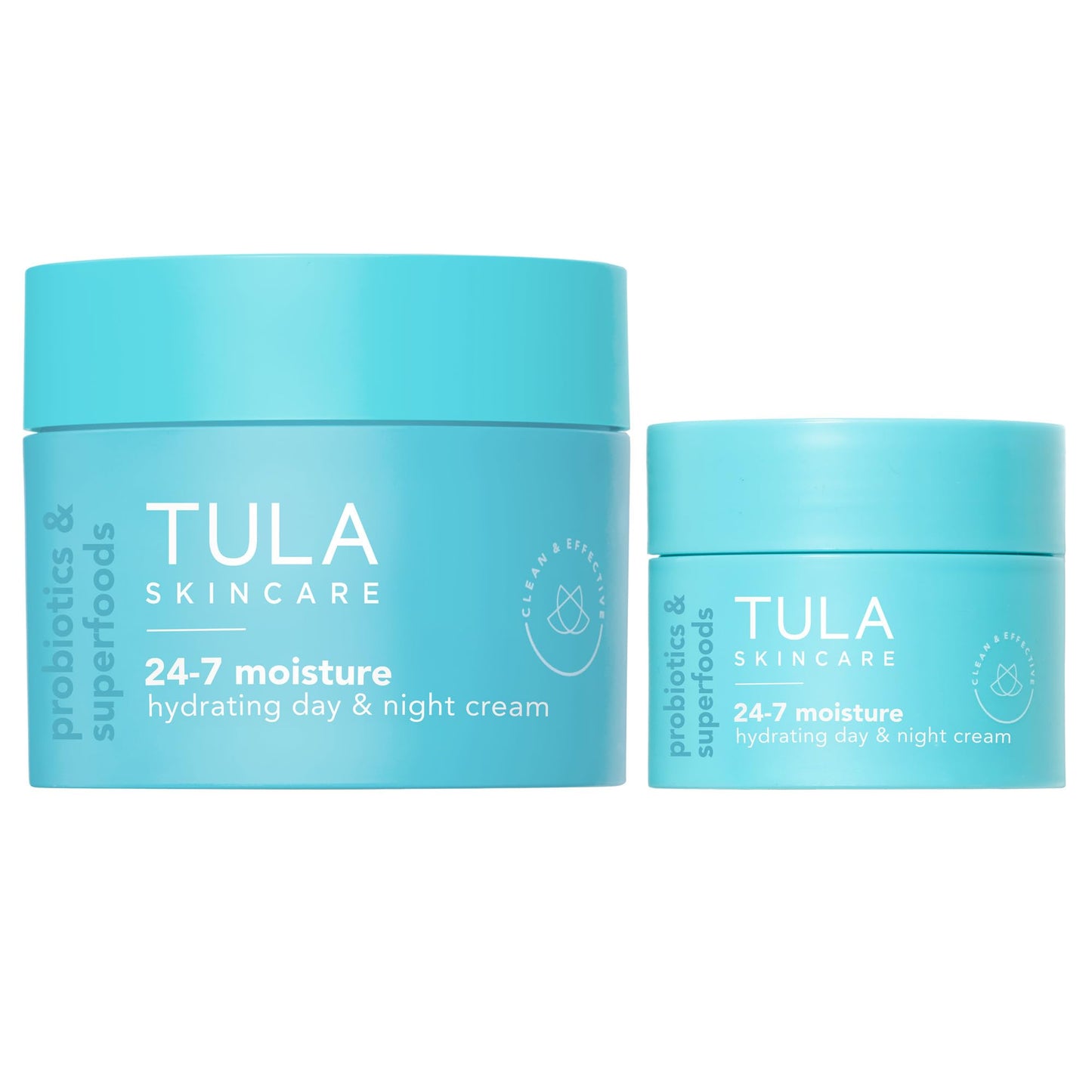TULA Skin Care 24-7 Hydrating Day & Night Cream - Supersize, Anti-Aging Moisturizer for Face, Contains Watermelon & Blueberry Extract, 3.4 oz.