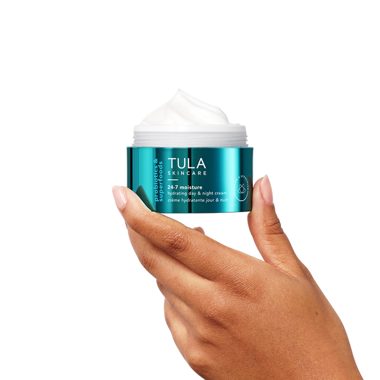 TULA Skin Care 24-7 Hydrating Day & Night Cream - Supersize, Anti-Aging Moisturizer for Face, Contains Watermelon & Blueberry Extract, 3.4 oz.