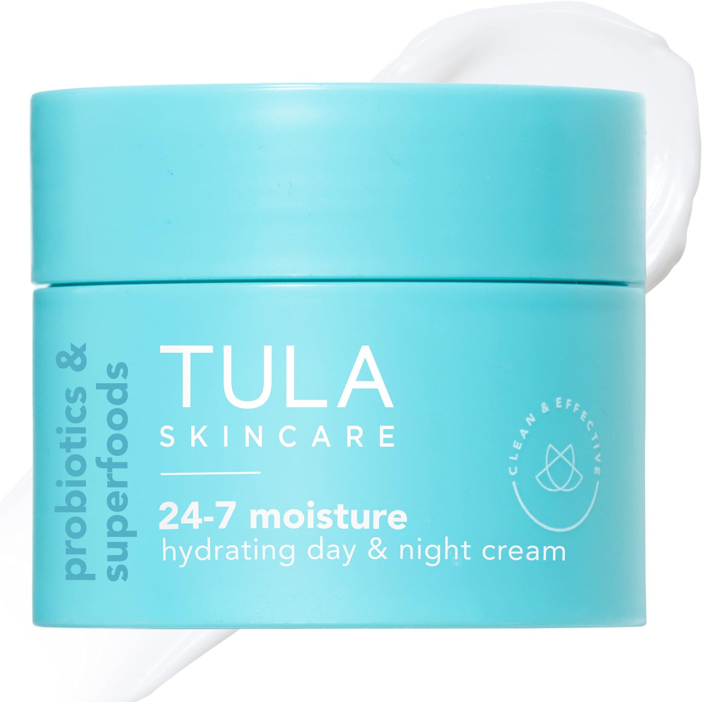 TULA Skin Care 24-7 Hydrating Day & Night Cream - Supersize, Anti-Aging Moisturizer for Face, Contains Watermelon & Blueberry Extract, 3.4 oz.