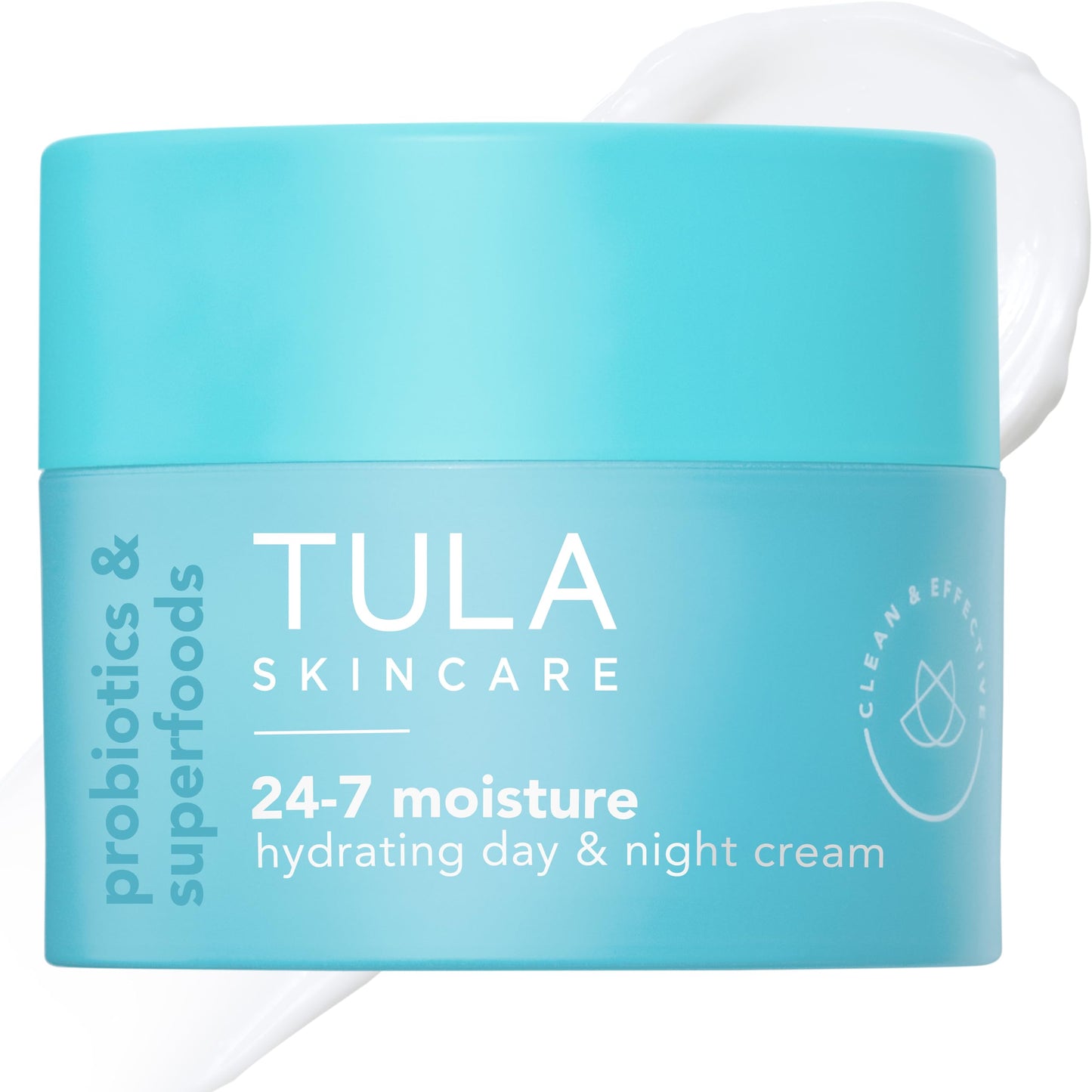 TULA Skin Care 24-7 Hydrating Day & Night Cream - Supersize, Anti-Aging Moisturizer for Face, Contains Watermelon & Blueberry Extract, 3.4 oz.