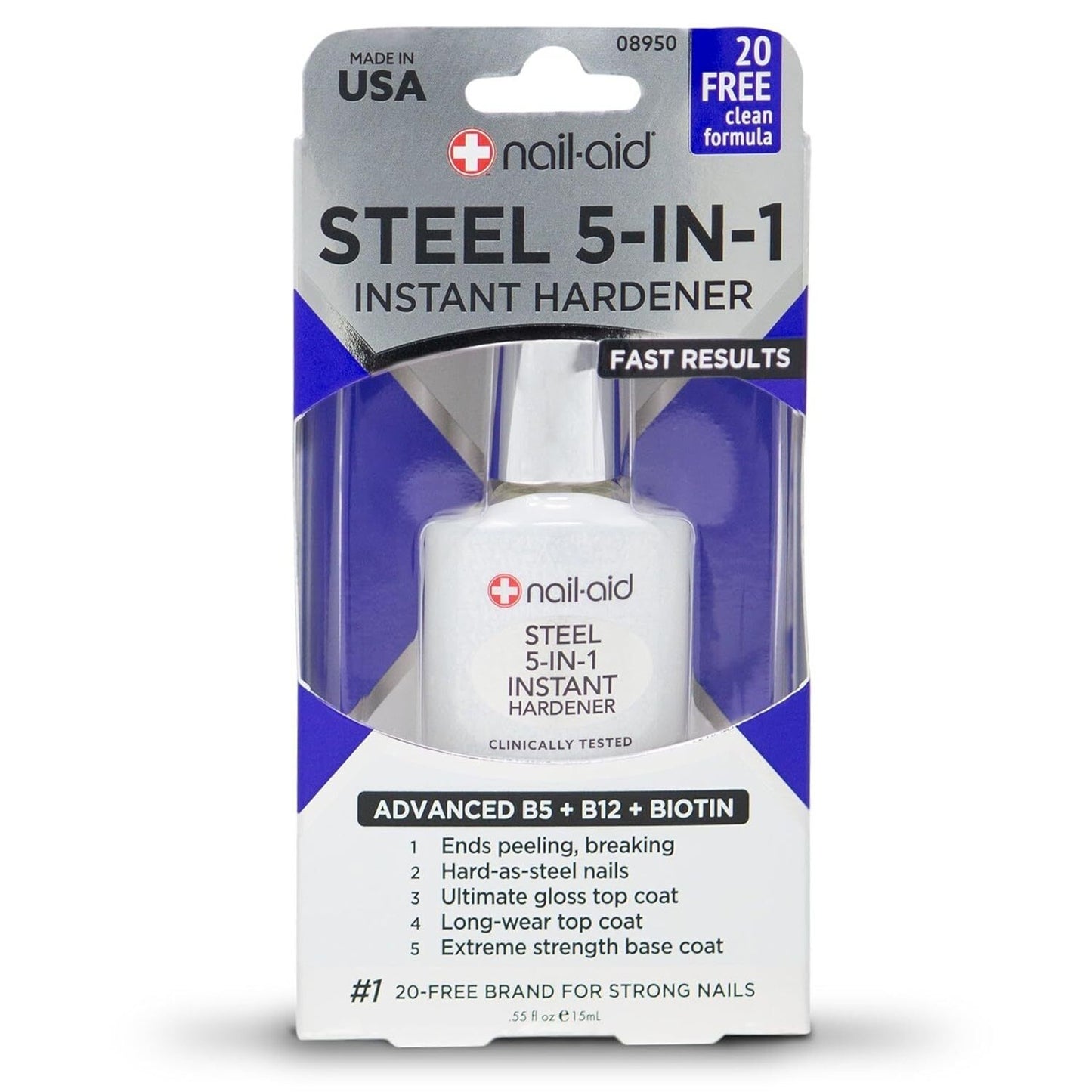 Steel Instant Hardener, Clear, 0.55 Fluid Ounce