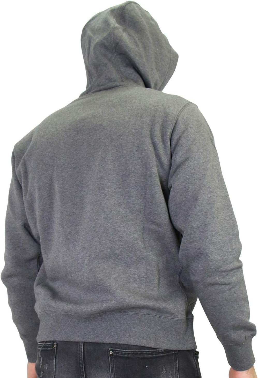 Nike Men'S Hoodie  Charcoal Heather/Anthracite/White Size Medium