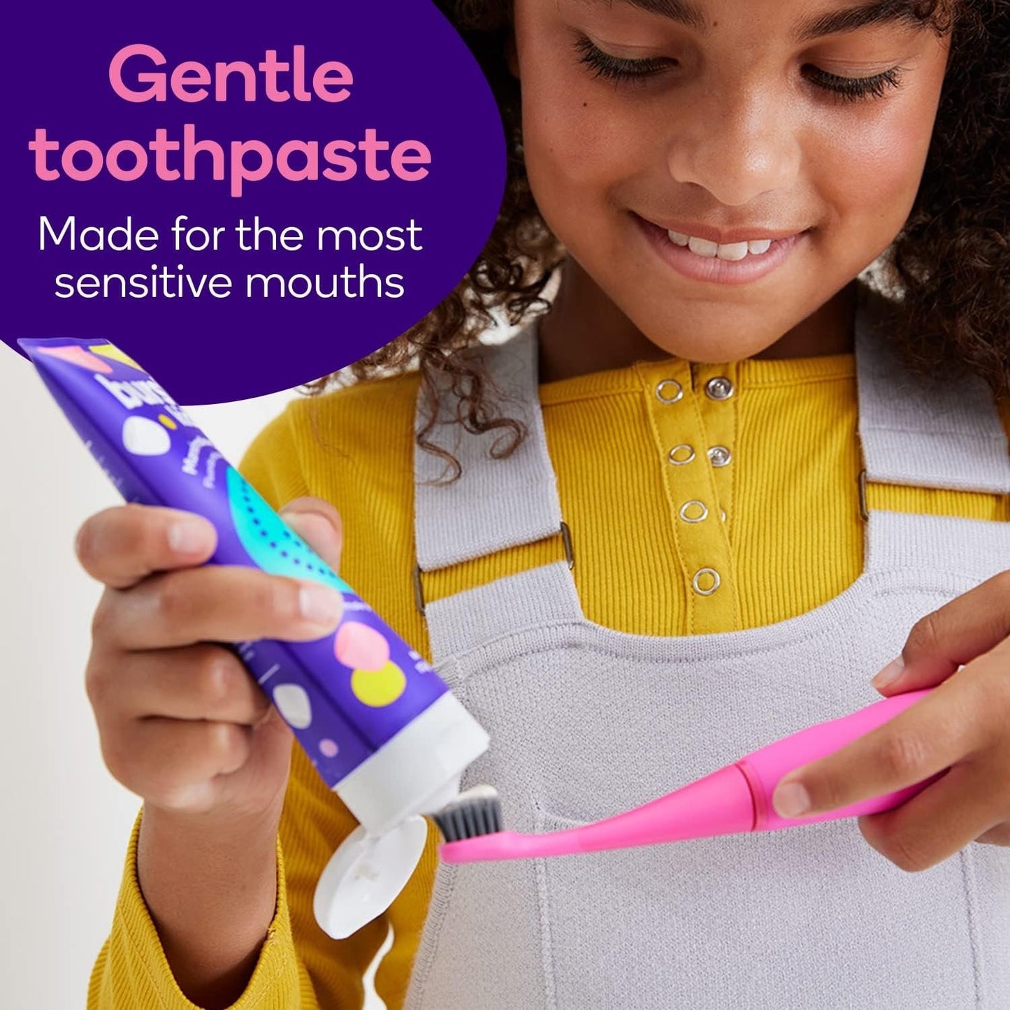 BURST kids Strawberry Kids Toothpaste Fluoride-Free - 2 PACK