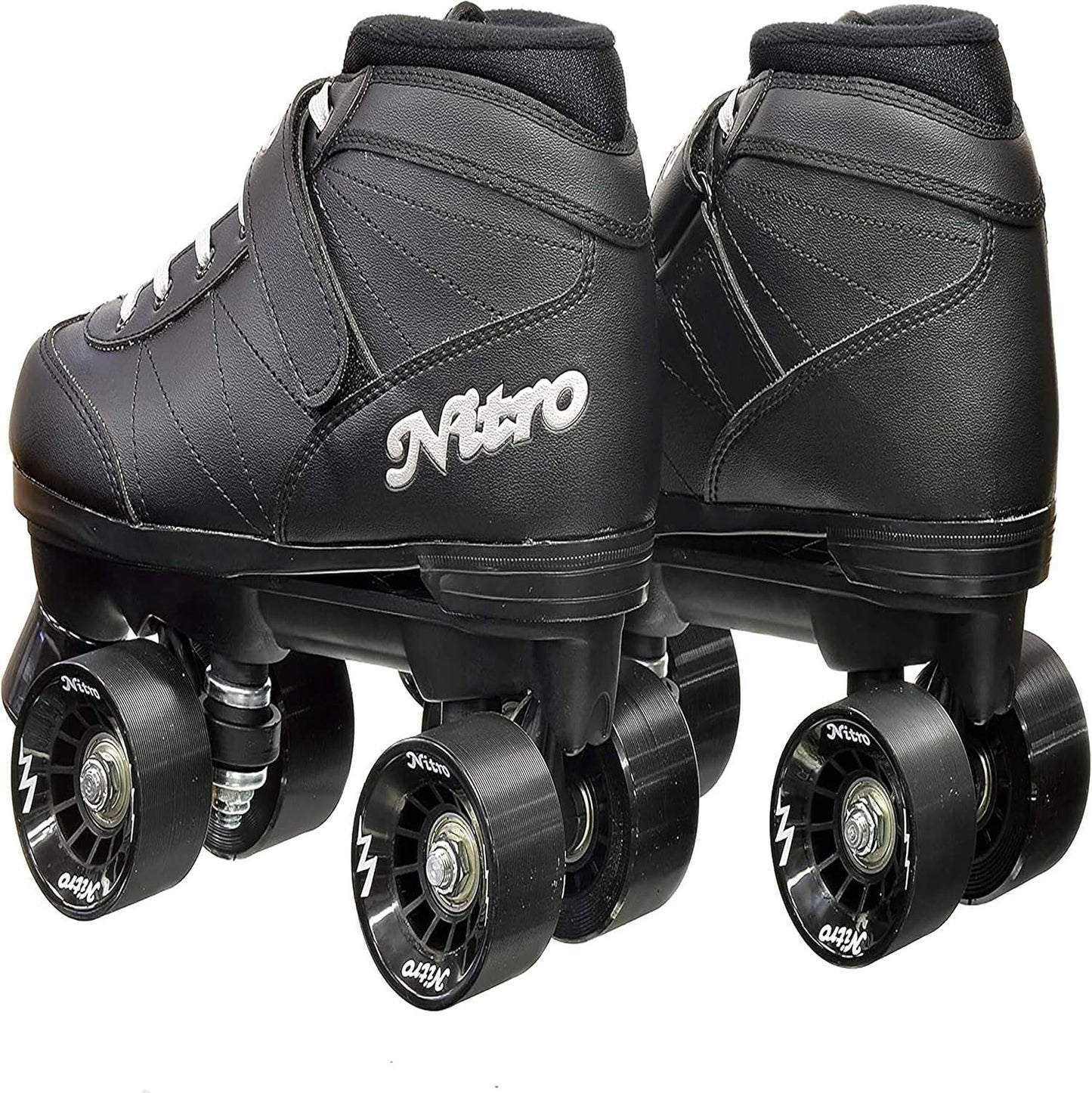Epic Skates Epic Super Nitro Black Quad Speed Roller Skates Kids 9