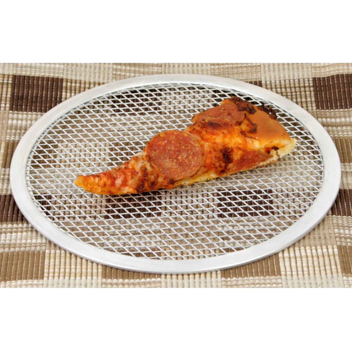 Thunder Group Seamless-Rim Aluminum Pizza Screen, 9 Inch