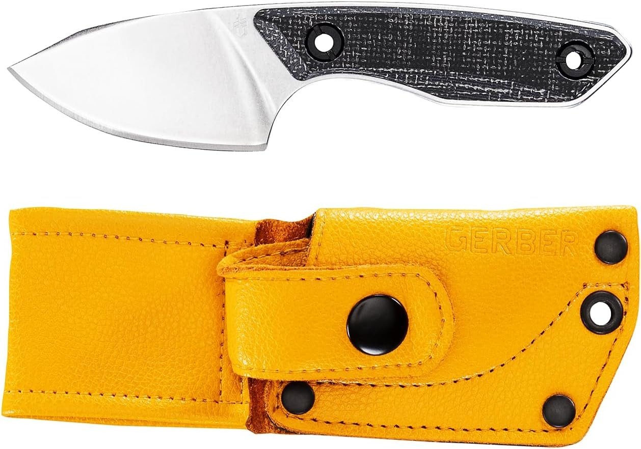 Gear Stowe Pocket Knife and Sheath - 2.5" Fixed Blade - EDC Gear and Equipment