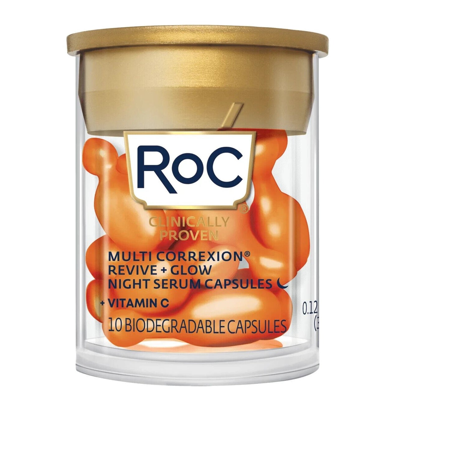 RoC Multi Correxion Revive + Glow Vitamin C Night Serum Capsules - PACK 3 30 cap