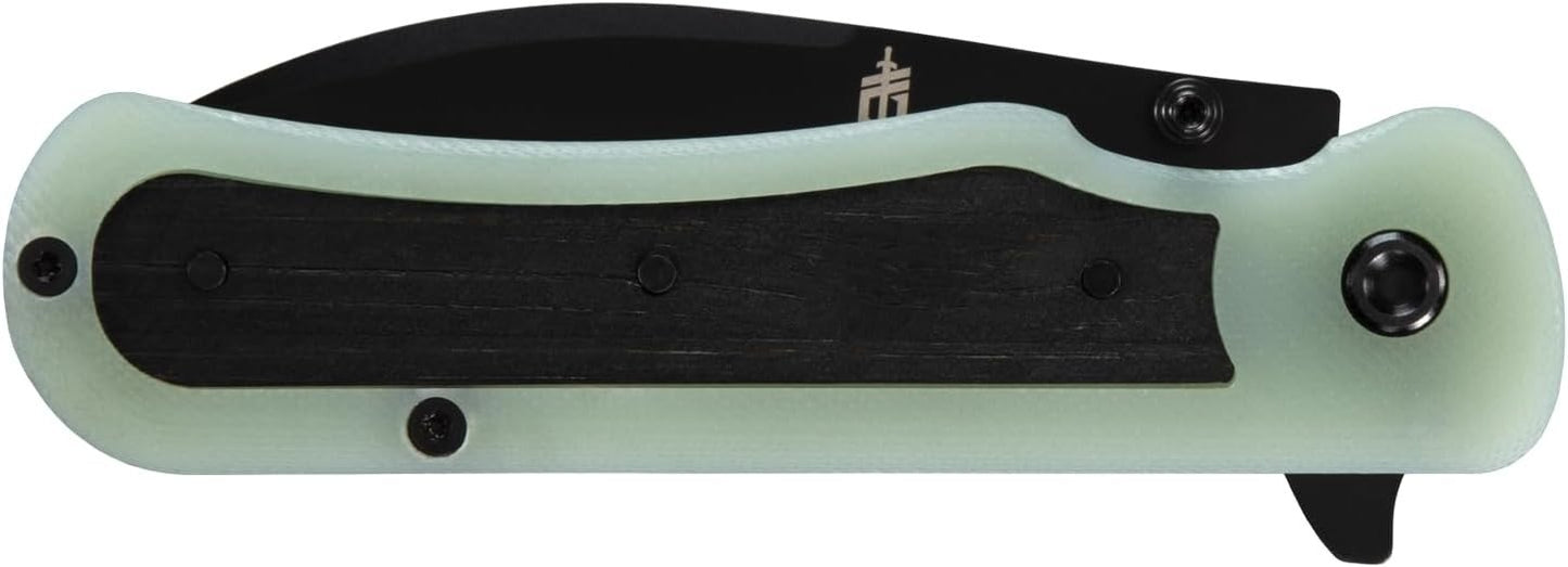 Gerber Gear Confidant EDC Pocket Knife, 3.2" Drop Point Plain Edge Folding Knife