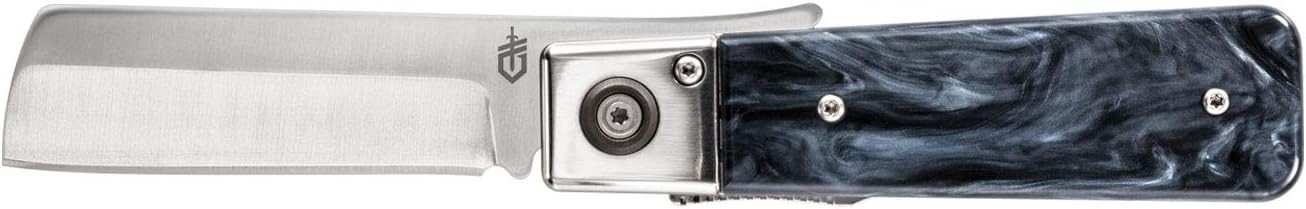 Gerber Gear Jukebox, EDC Folding Pocket Knife with Straight Edge Flipper Blade