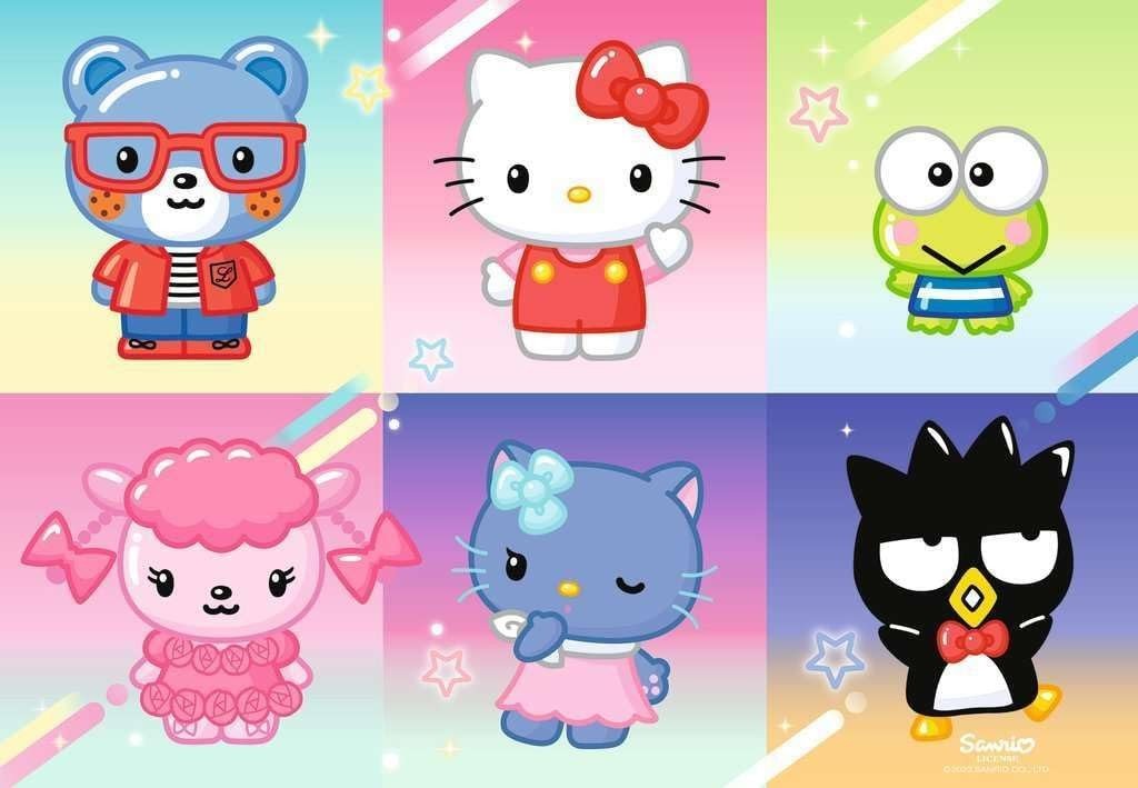 Ravensburger Kinderpuzzle 12001034 - Die besten Freunde - 2x24 Teile Hello Kitty