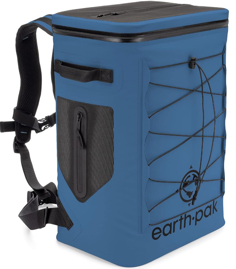 Insulated Backpack Cooler Holds 24 or 35 Cans for 72 Hours
