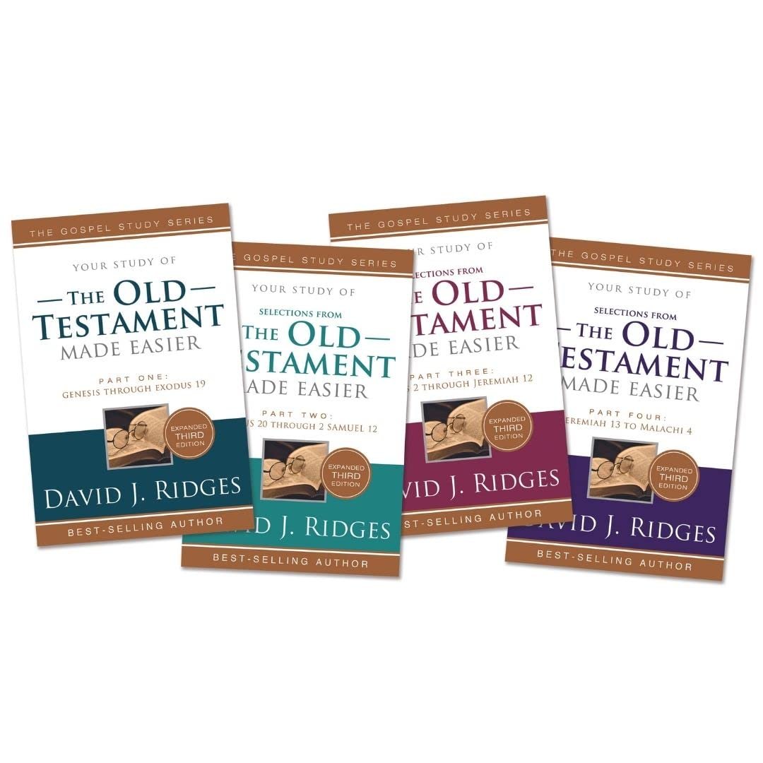 The Old Testament Made Easier LDS Study Guide Full Set by David J. Ridges