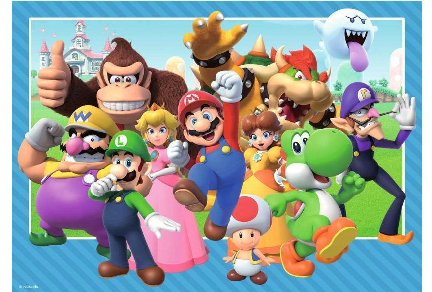 SUPER MARIO RAVENSBURGER PREMIUM JIGSAW PUZZLE 1000 PEICES no. 149704 NINTENDO