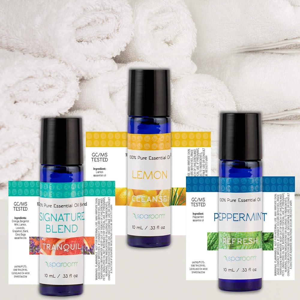 SpaRoom Aromatherapy 100% Pure Essential Oils for Diffusers and Air Freshners