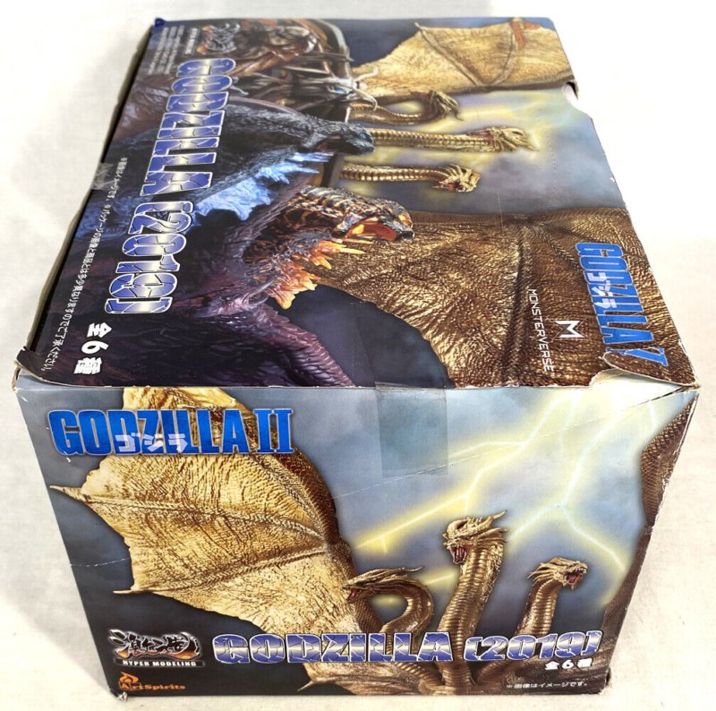 Art Spirits Hyper Modeling GODZILLA (2019) Trading Figure Set of 6, BOX WEAR