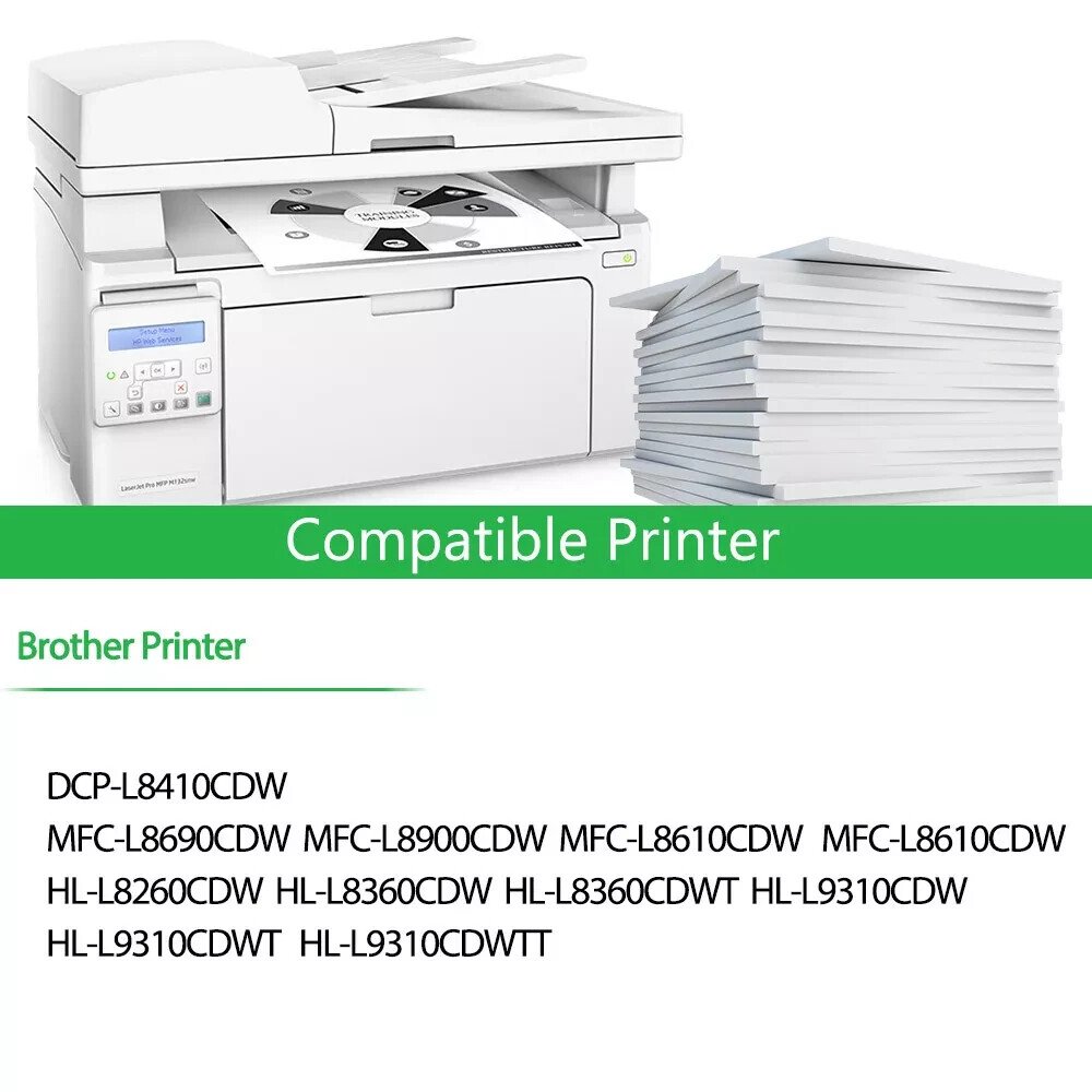 GREENCYCLE 4 Set Toner TN-436 BCYM For Brother HL-L8360CDW L8260CDW MFC-L8610CDW