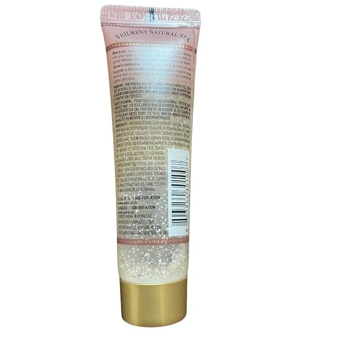 Veilment Natural Spa Black Rose Exfoliating Body Scrub and Cleanser Travel PACK2