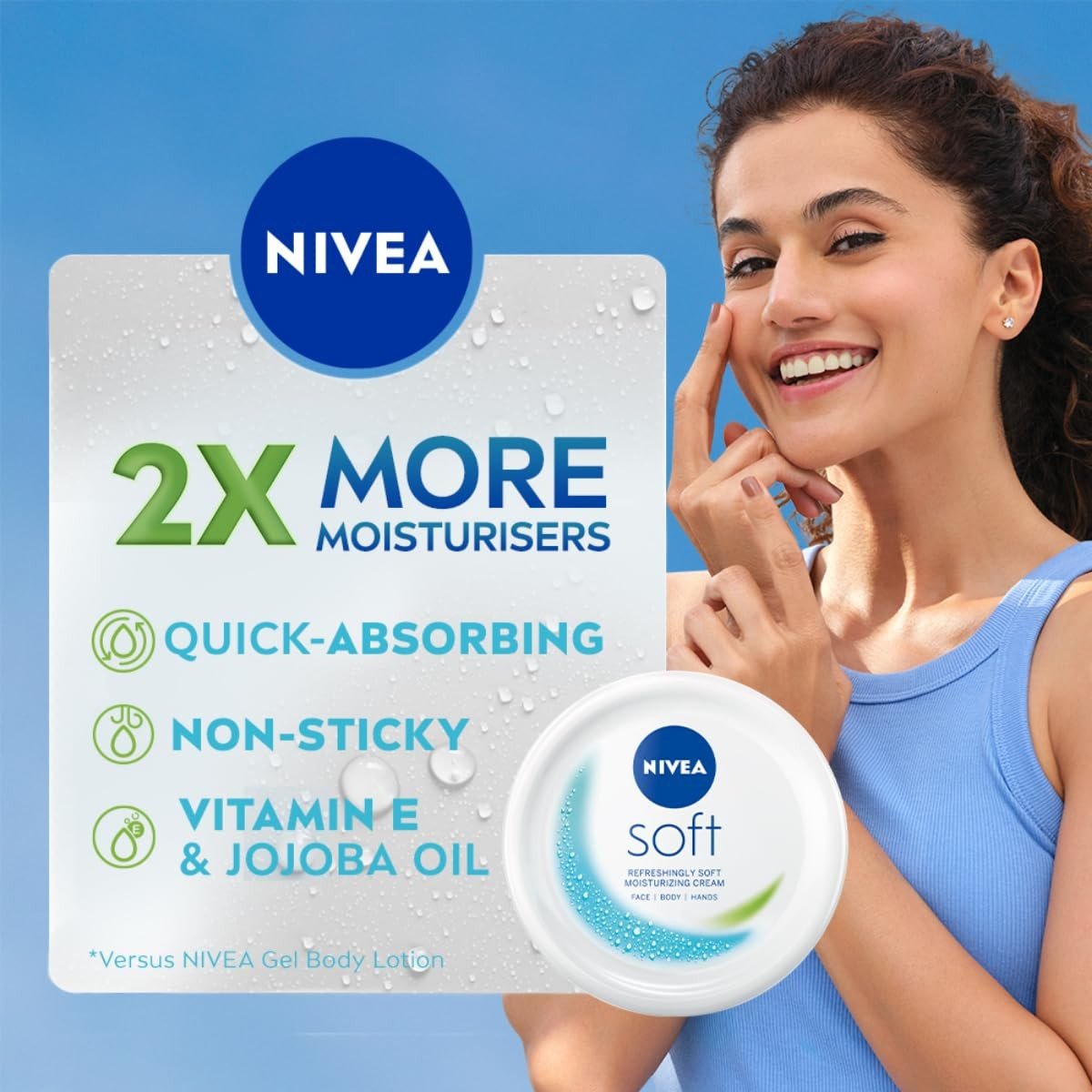 Pack of 2 – Nivea Soft Refreshingly Moisturizing Cream 100ml / 3.38oz