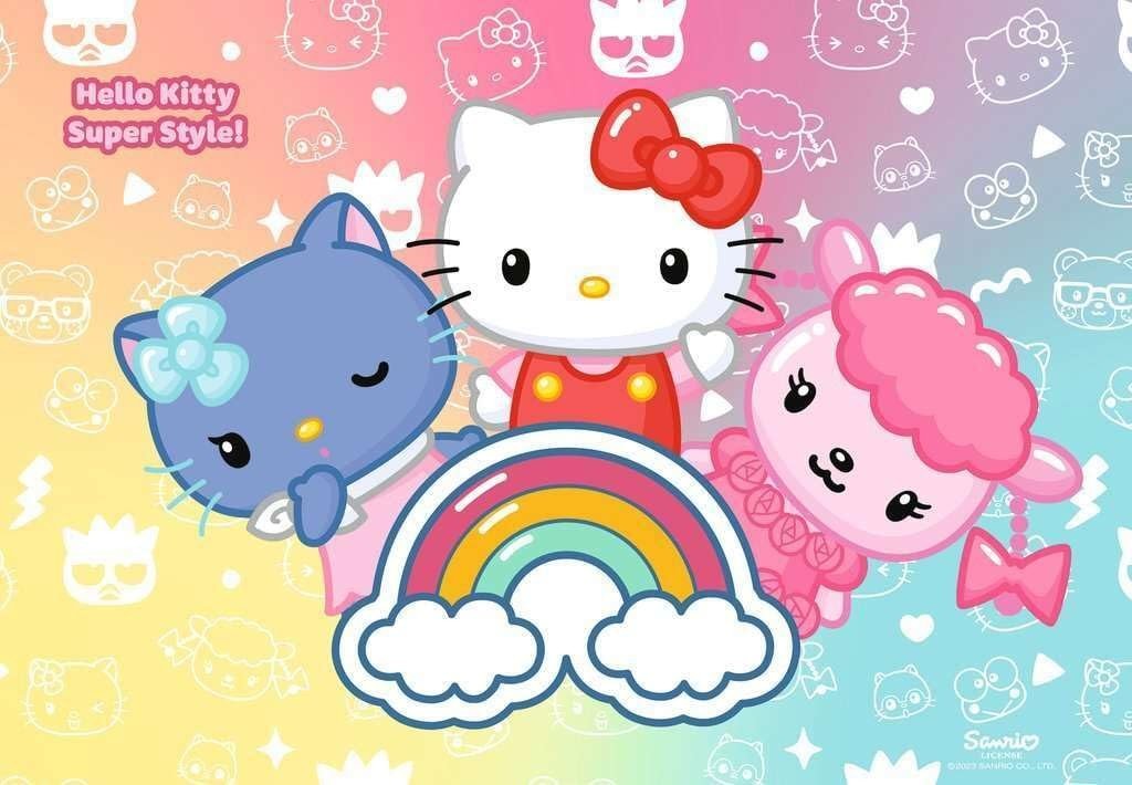 Ravensburger Kinderpuzzle 12001034 - Die besten Freunde - 2x24 Teile Hello Kitty