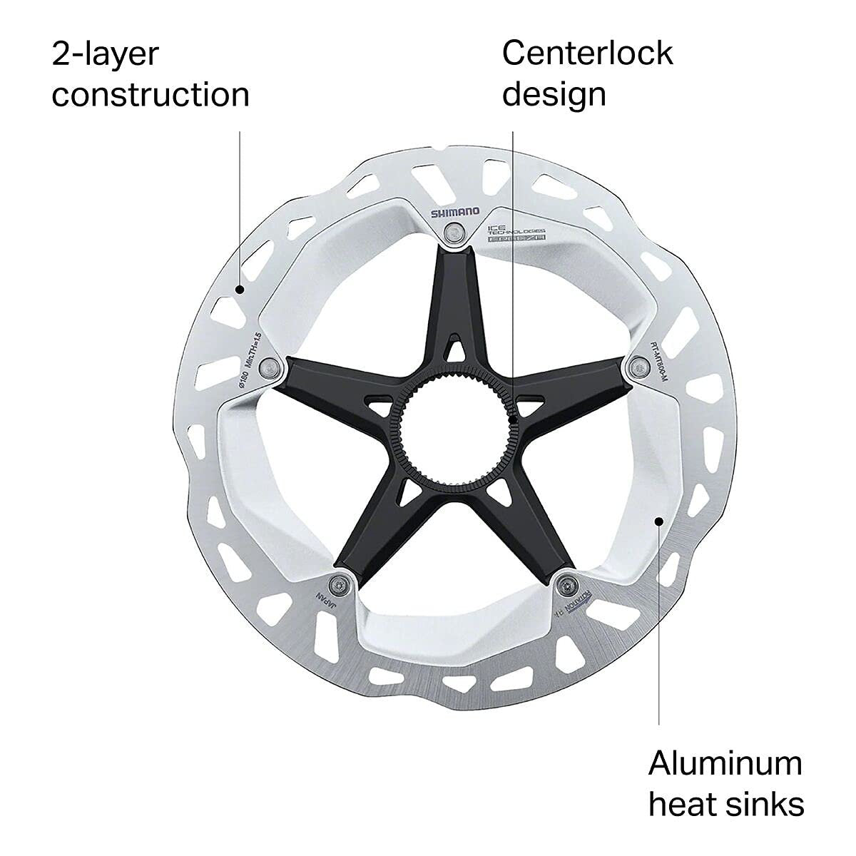 Shimano MT800 Disc Rotor - External Spline Type