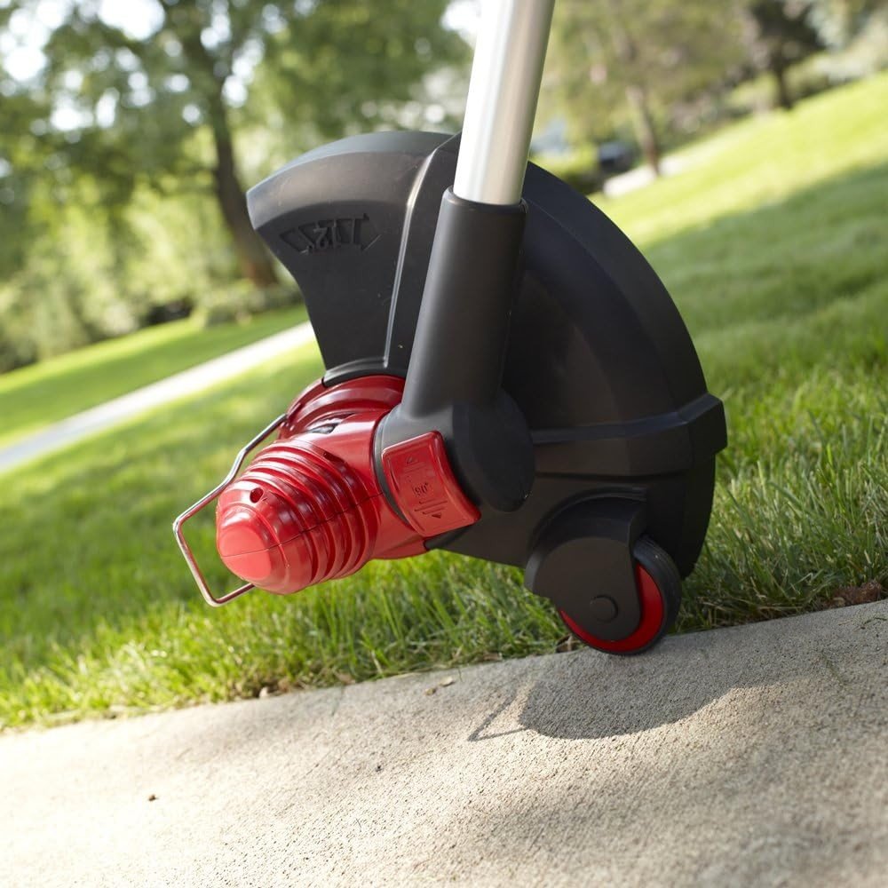 Toro 51484 Cordless 12-Inch 20-Volt Lithium-Ion Electric Trimmer/Edger,Red/Silve