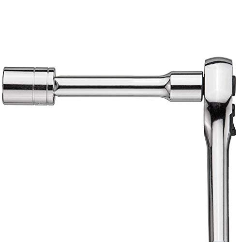 URREA Socket Wrench Extension - 3/8" Drive 18-Inch Ratchet Extender with Drop Forged Construction & Nickel-Chrome Finish - 5263