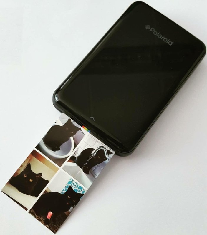 Zink  ZIP Wireless Mobile Photo Mini Printer (Black) Compatible W/ Ios & Android