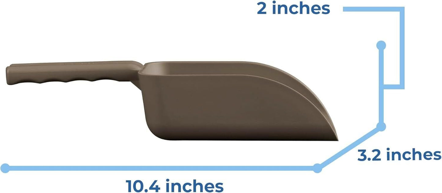 Vikan 630066 Color-Coded Plastic Hand Scoop Pack of 2