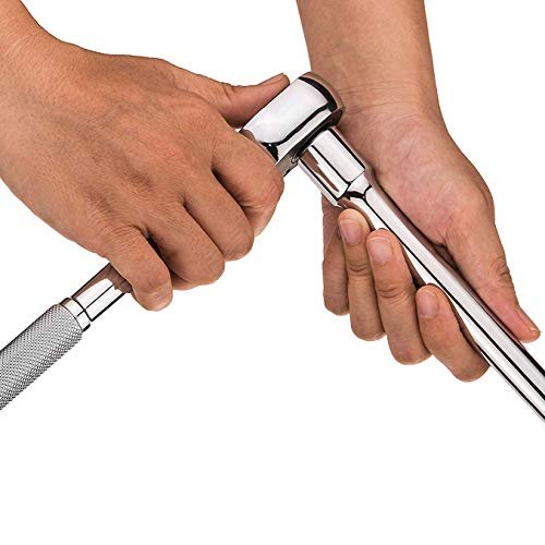 URREA Socket Wrench Extension - 3/8" Drive 18-Inch Ratchet Extender with Drop Forged Construction & Nickel-Chrome Finish - 5263