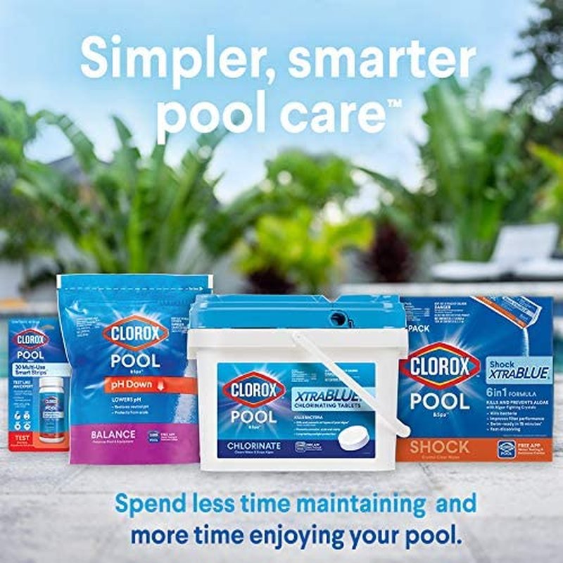 Clorox® Pool&Spa™ Swimming Pool 3-Way Water Test Kit, Accurately Measures Bromin