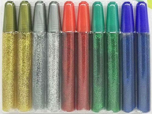 Assorted Glitter Glue Sticks, 10 Pack