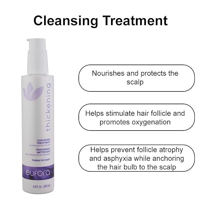 Eufora Thickening Cleansing Treatment 6.8 Fl.Oz - NEW