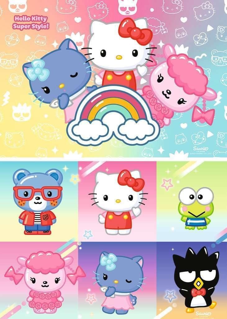 Ravensburger Kinderpuzzle 12001034 - Die besten Freunde - 2x24 Teile Hello Kitty