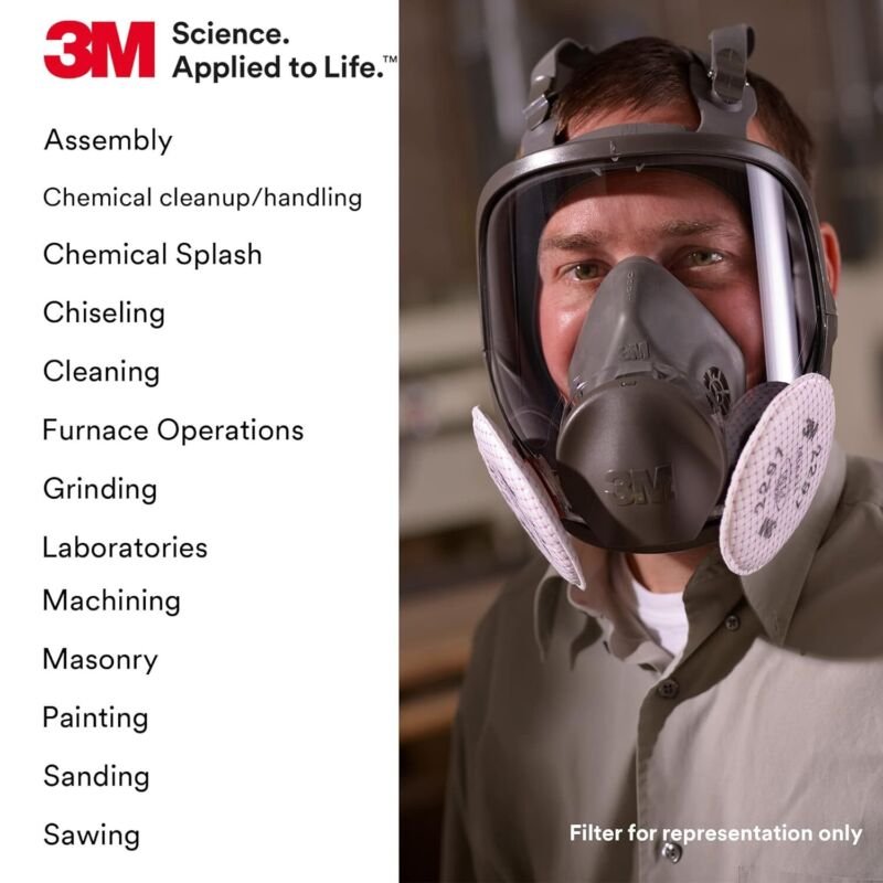 3M Small 6700 Series Full Face Air Purifying Respirator