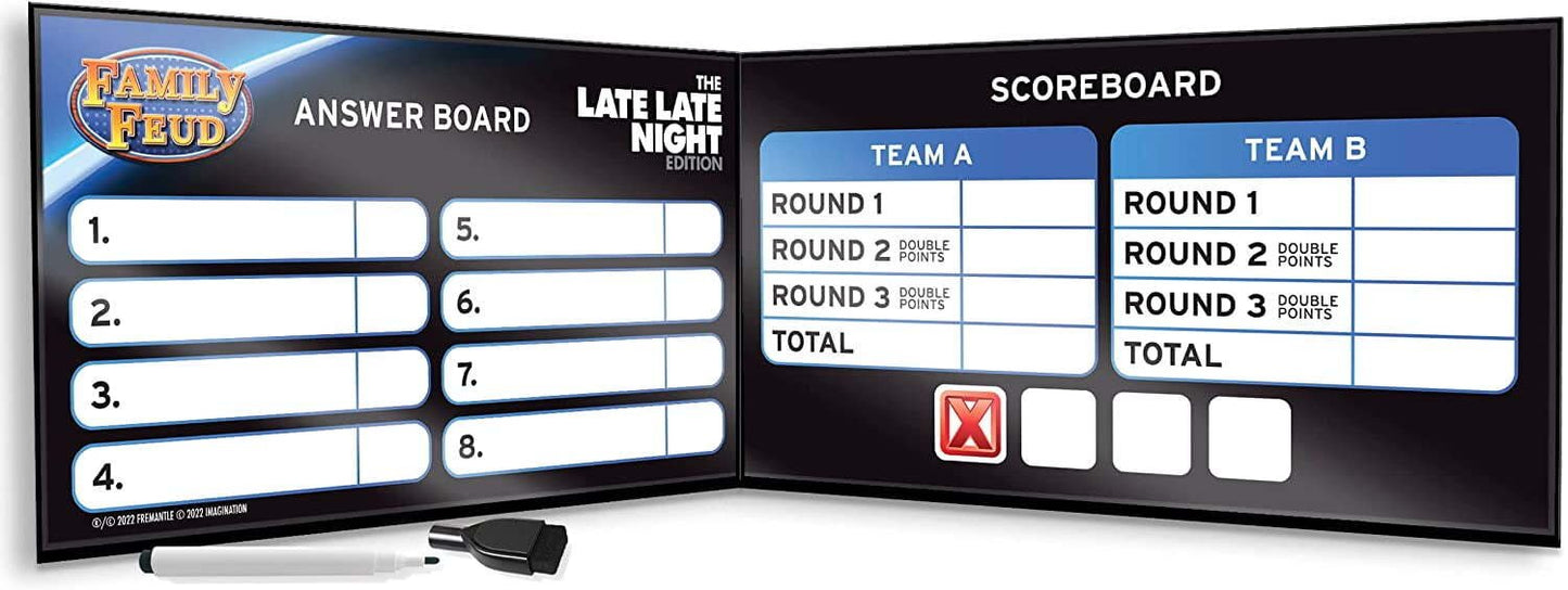 Family Feud Late Late Night Edition Adult Card Game, 200 Piece