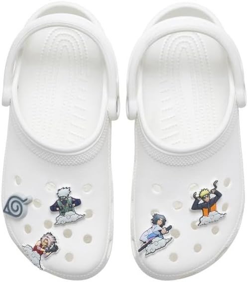 Crocs Jibbitz - Naruto Uzumaki Shoe Charms - 5 Pack New