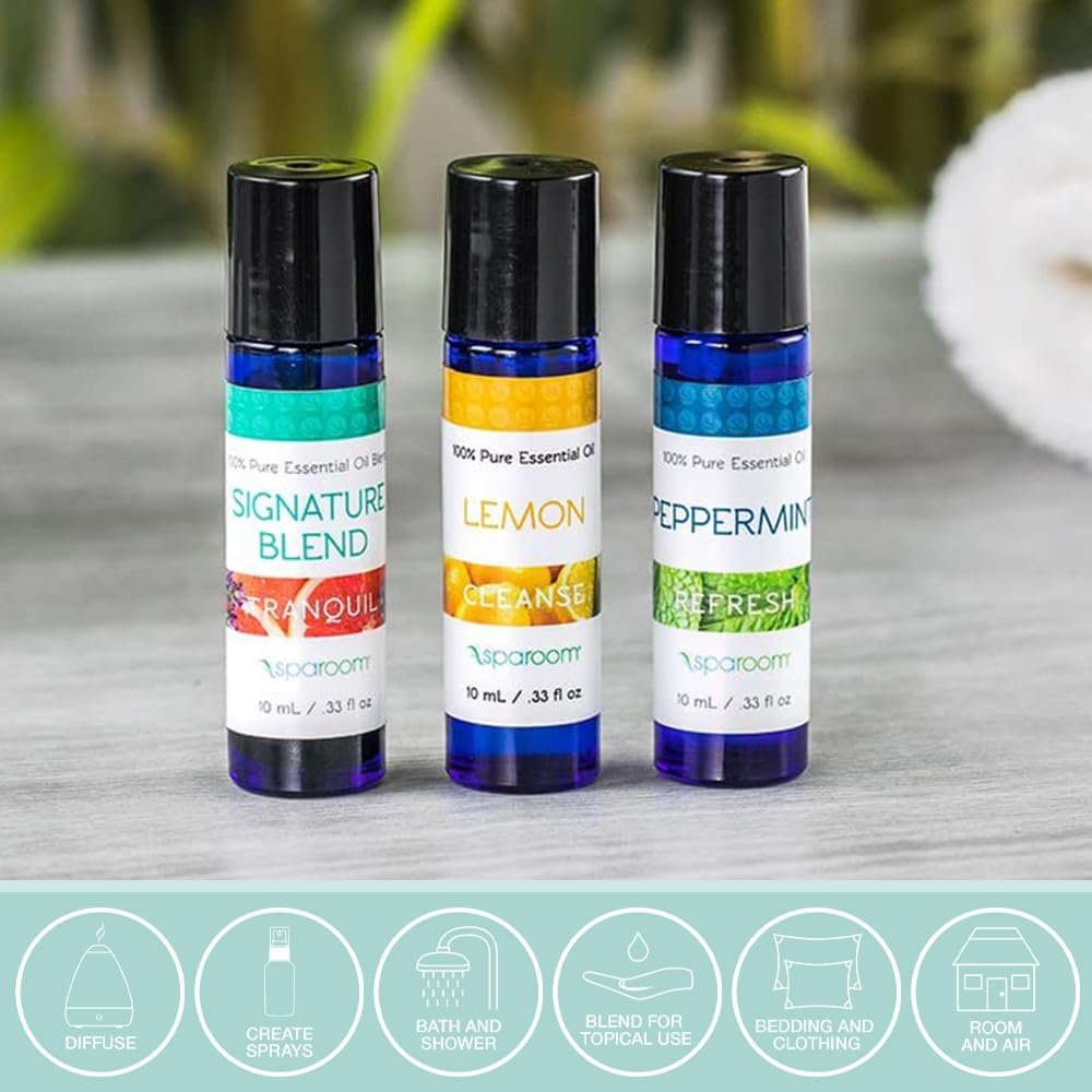 SpaRoom Aromatherapy 100% Pure Essential Oils for Diffusers and Air Freshners