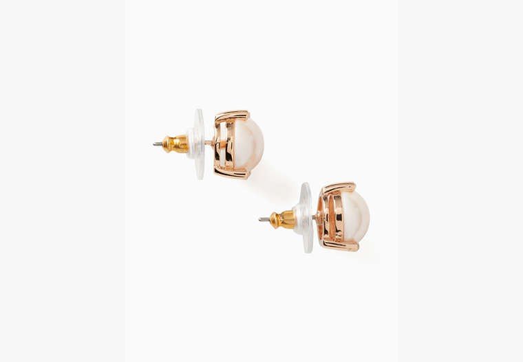 Kate Spade Rise And Shine Blush Pearl Faux Earrings