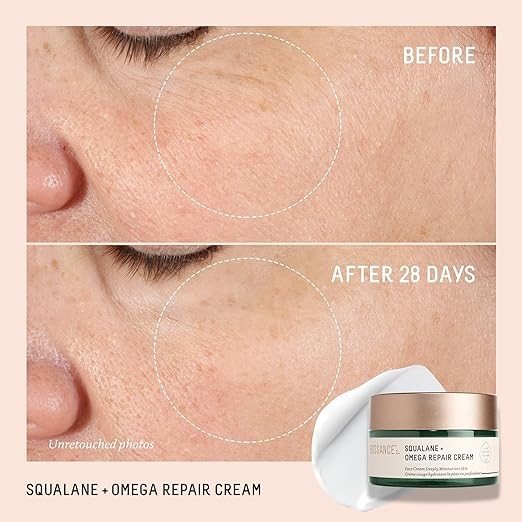 BIOSSANCE Squalane + Omega Repair Face Cream 50mL 1.69 oz Full Size