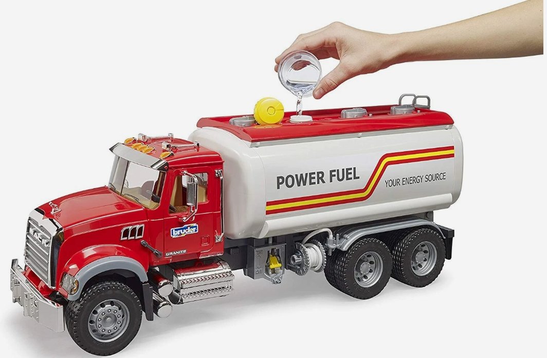 Bruder Toys Mack Granite Power Fuel Tanker Truck