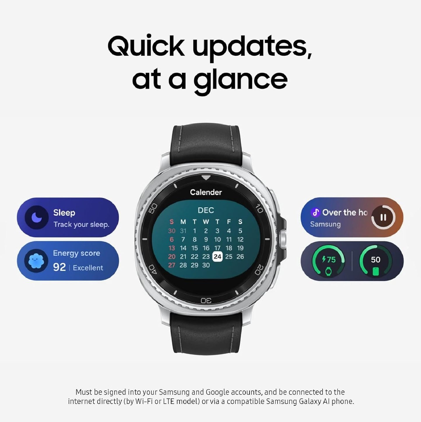 Samsung Galaxy Watch 8 Classic (2025) 46Mm Bluetooth Smartwatch, Cushion Design, Rotatin