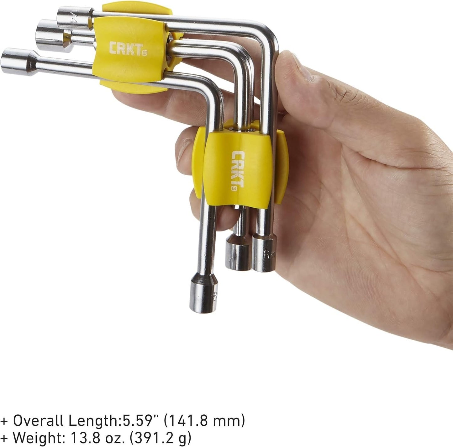 Twist & Fix Socket Multitool: Three Pin Multi Tool, 6 Tools, Removable Wrenches,