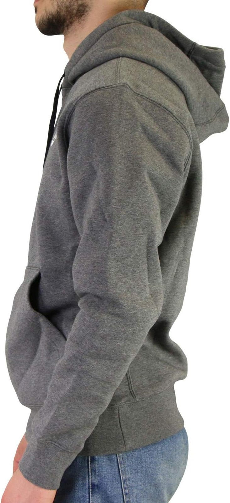 Nike Men'S Hoodie  Charcoal Heather/Anthracite/White Size Medium