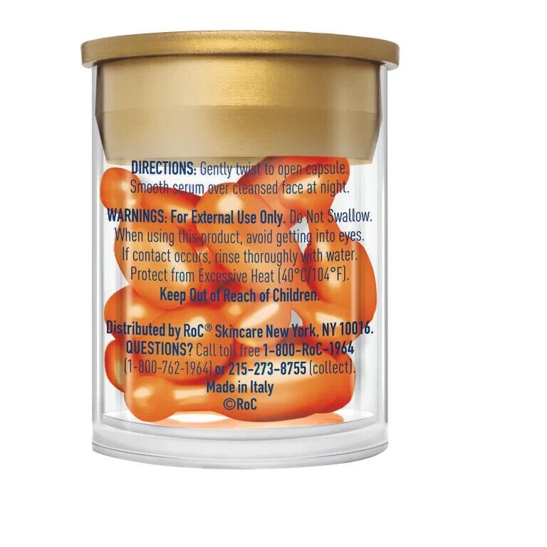 RoC Multi Correxion Revive + Glow Vitamin C Night Serum Capsules - PACK 3 30 cap