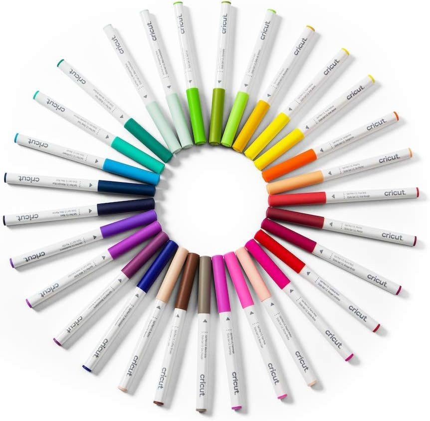 Cricut Fine Point Pen Set Sorbet – 5 Pack for Explore & Maker Machines