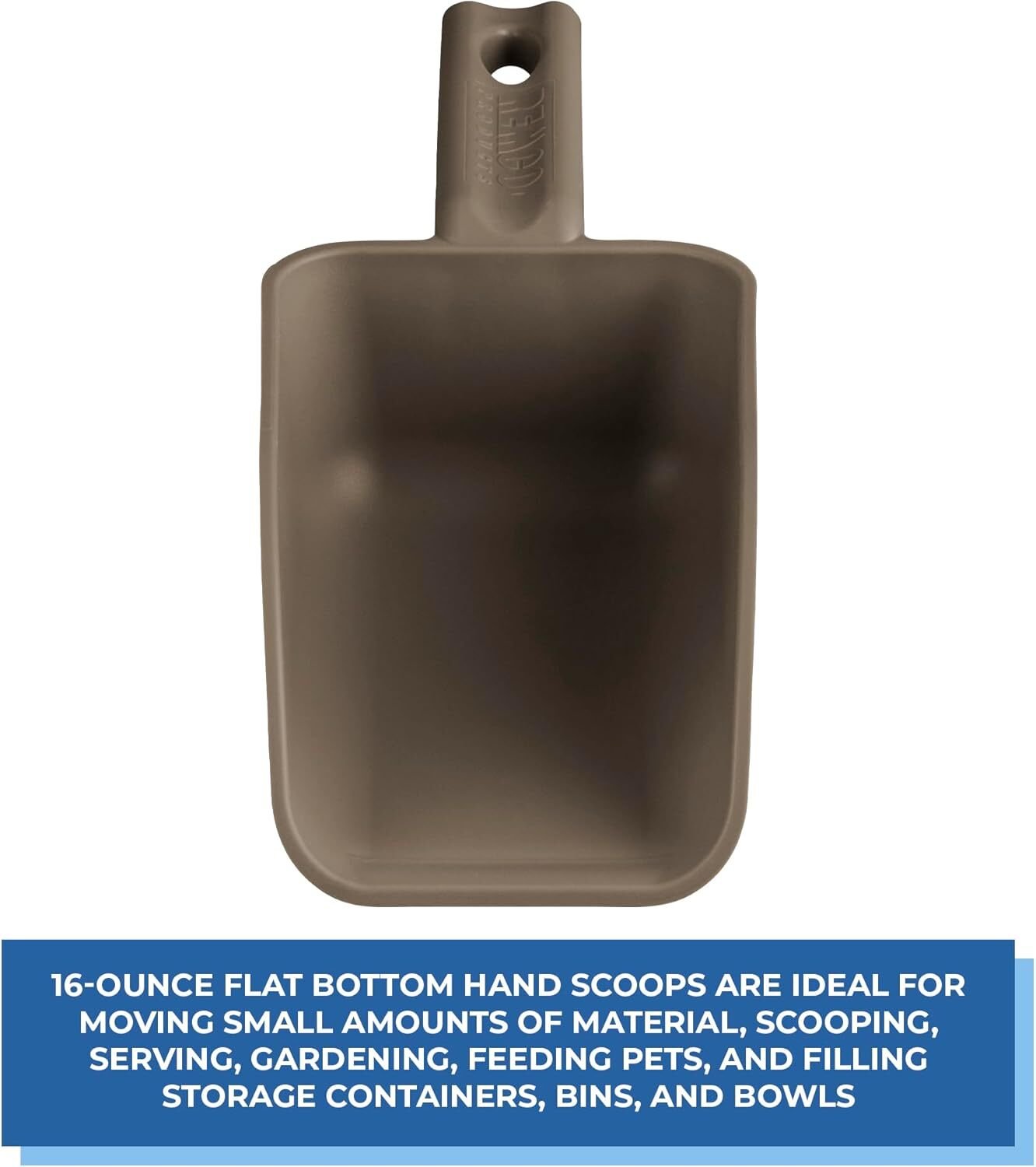 Vikan 630066 Color-Coded Plastic Hand Scoop Pack of 2